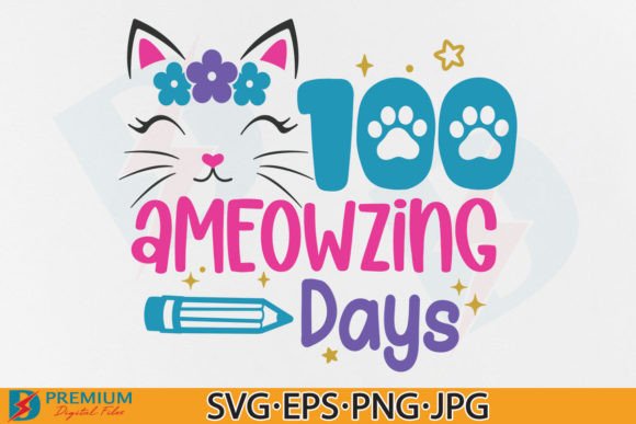 100 Ameowzing Days SVG Review