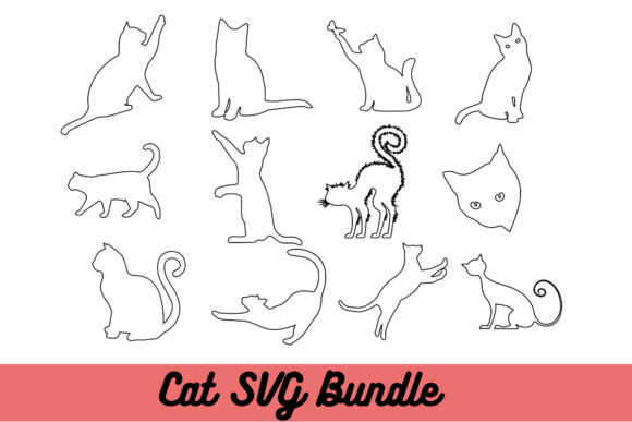 Cat Outline SVG Vector Review