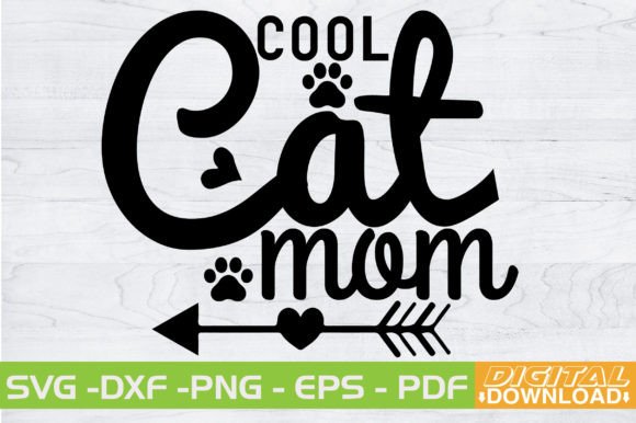 Cool Cat Mom SVG Design Review