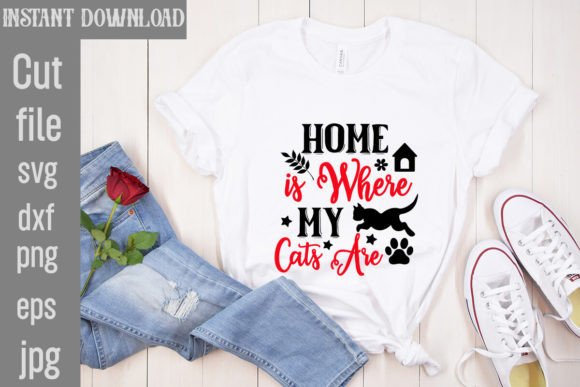 Home is Where My Cats Are SVG Cut File Review