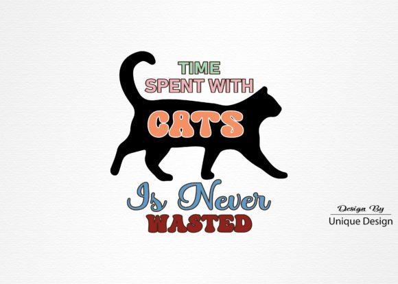 Retro Cute Cat Quote SVG Design Review