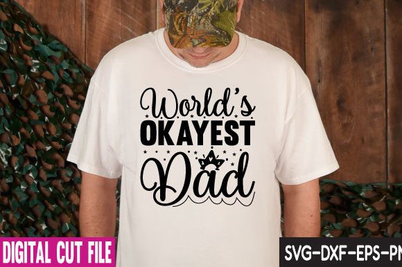 World’s Okayest Cat Dad Svg Review
